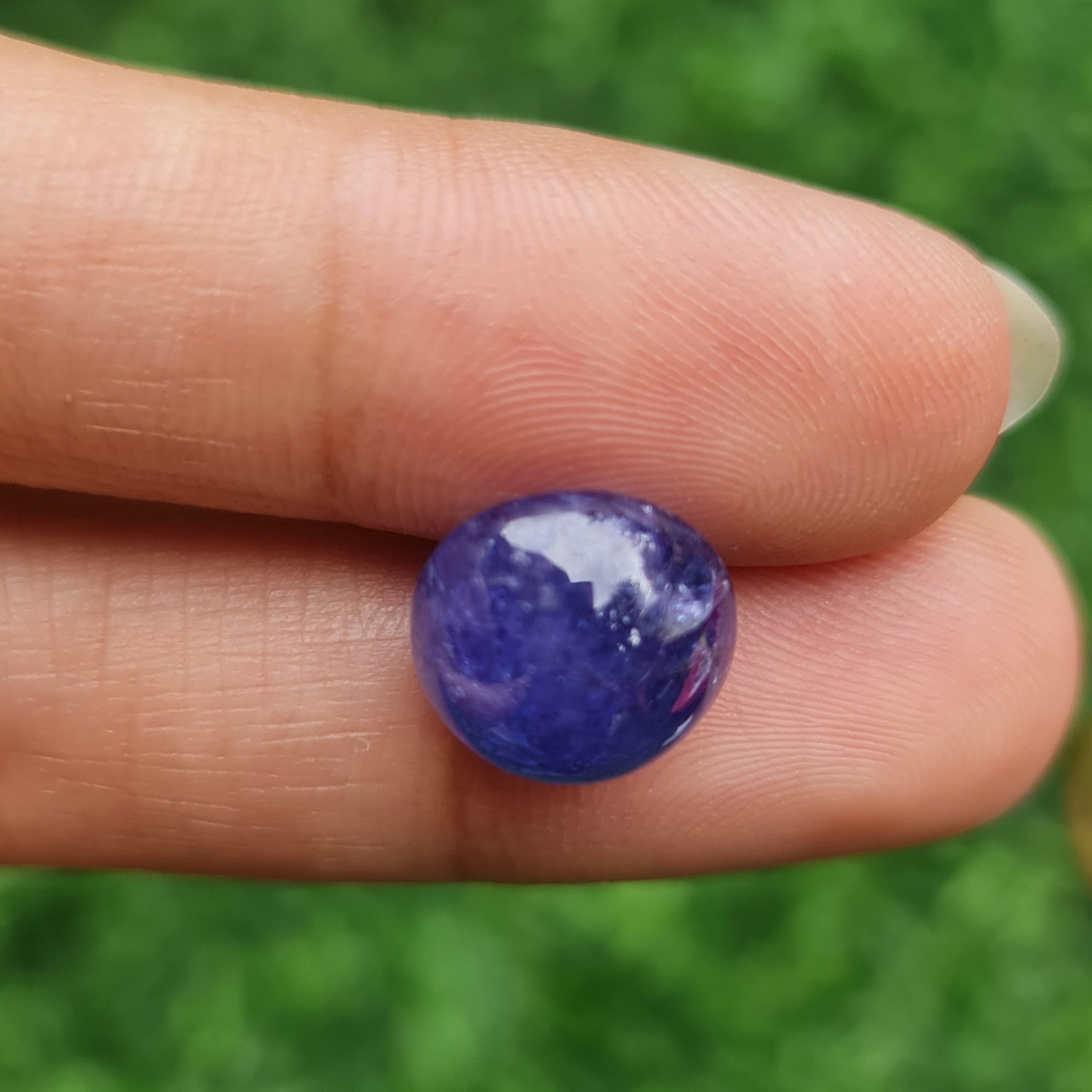 พลอย แทนซาไนท์ Tanzanite 8.94 กะรัต (Cts.) พลอยแท้ อัญมณีมงคลประจําวันเกิด เครื่องประดับพลอย