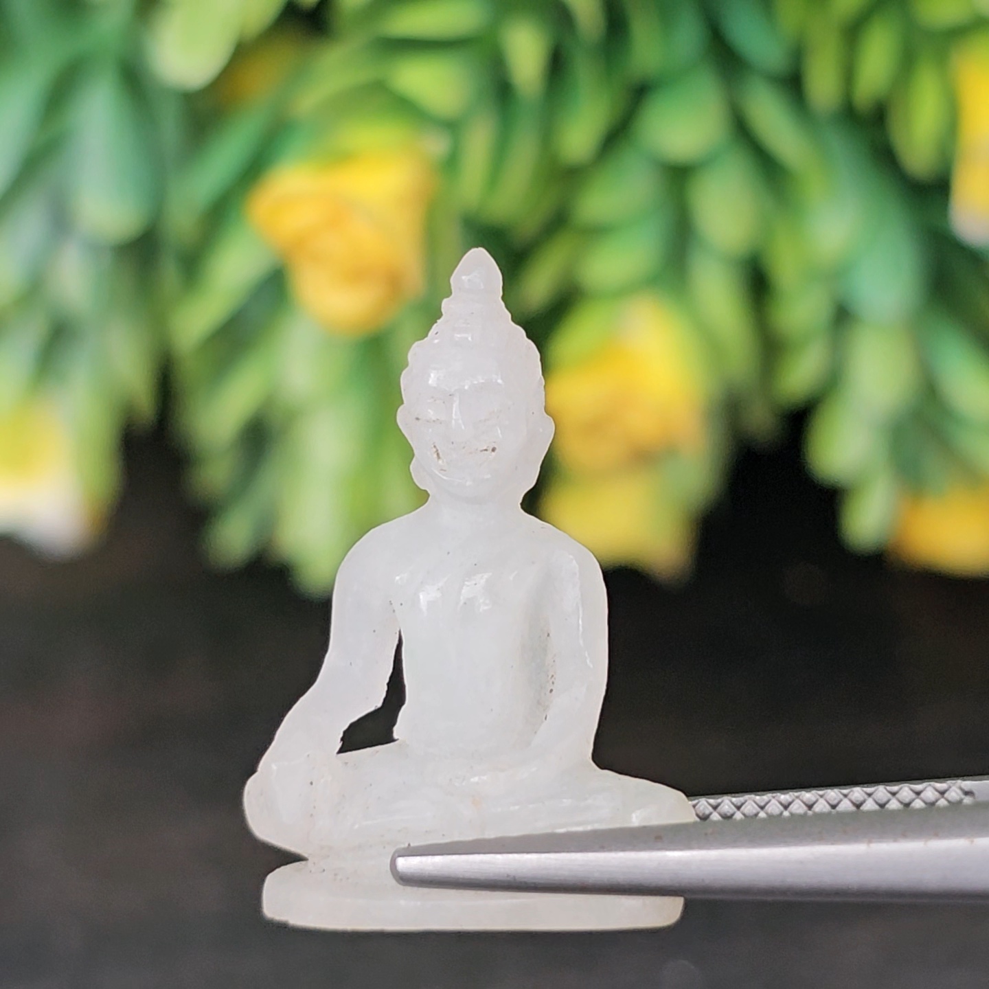 หยก แกะสลัก รูป พระ (Burmese jadeite) 10.04 กะรัต (cts.) หยก พม่า แท้