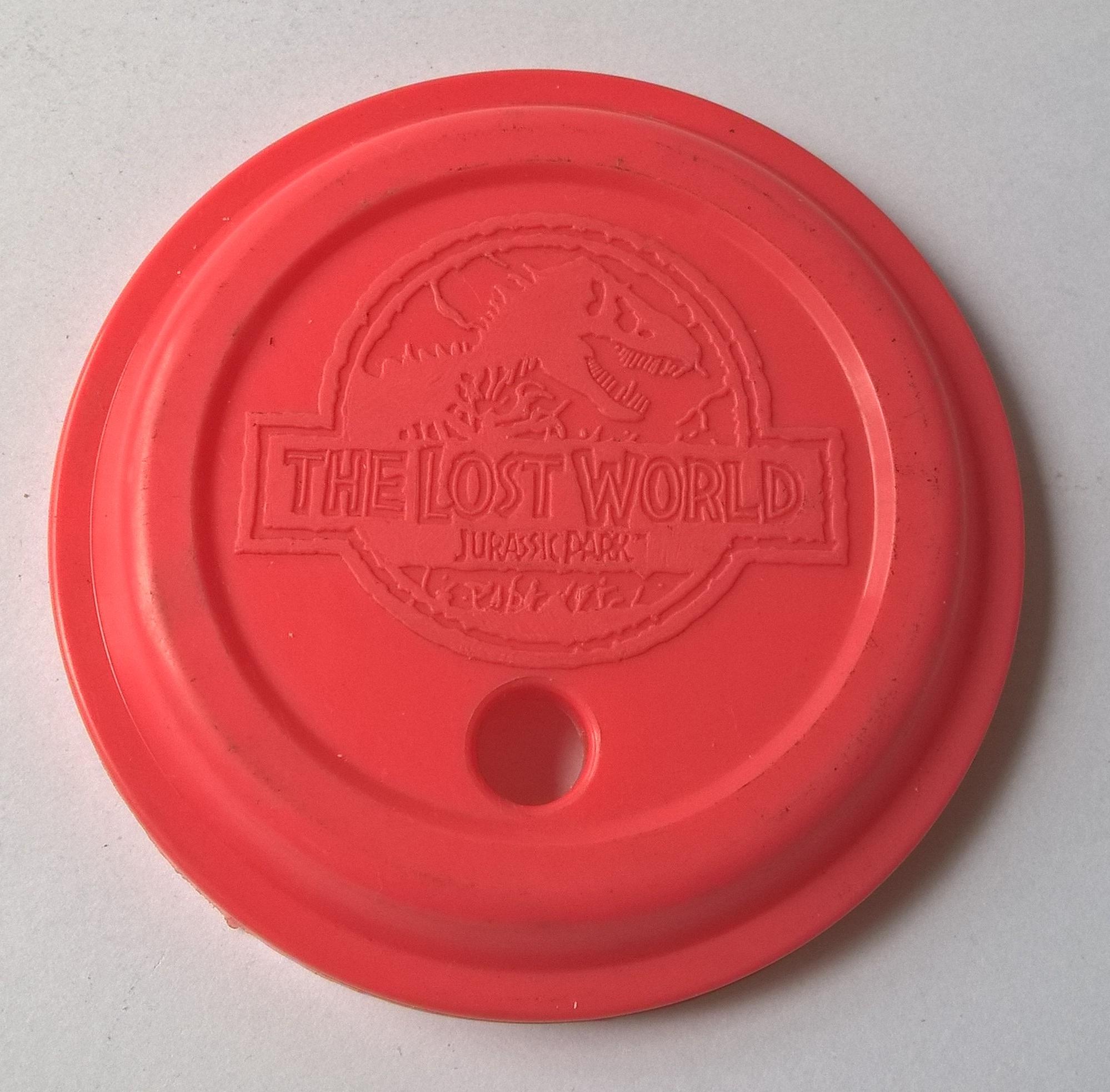 แก้วน้ำพลาสติกงานเก่า จากภาพยนต์เรื่อง เดอะ ลอส เวิล์ด จูราสสิก พาร์ค Jurassic Par2 The Lost World (1997) ของสะสมจาก EGV ของเก่า โปรดตรวจสอบทุกภาพ