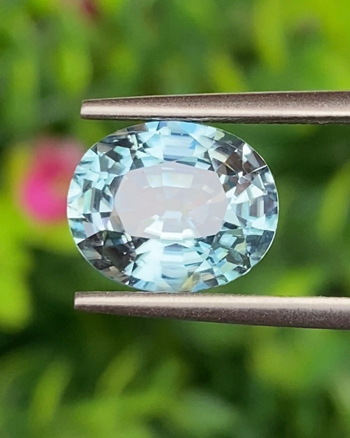 พลอย เพทาย Natural Zircon 5.16 กะรัต (Cts.) พลอยแท้อัญมณีมงคล ประจําวันเกิด เครื่องประดับพลอย