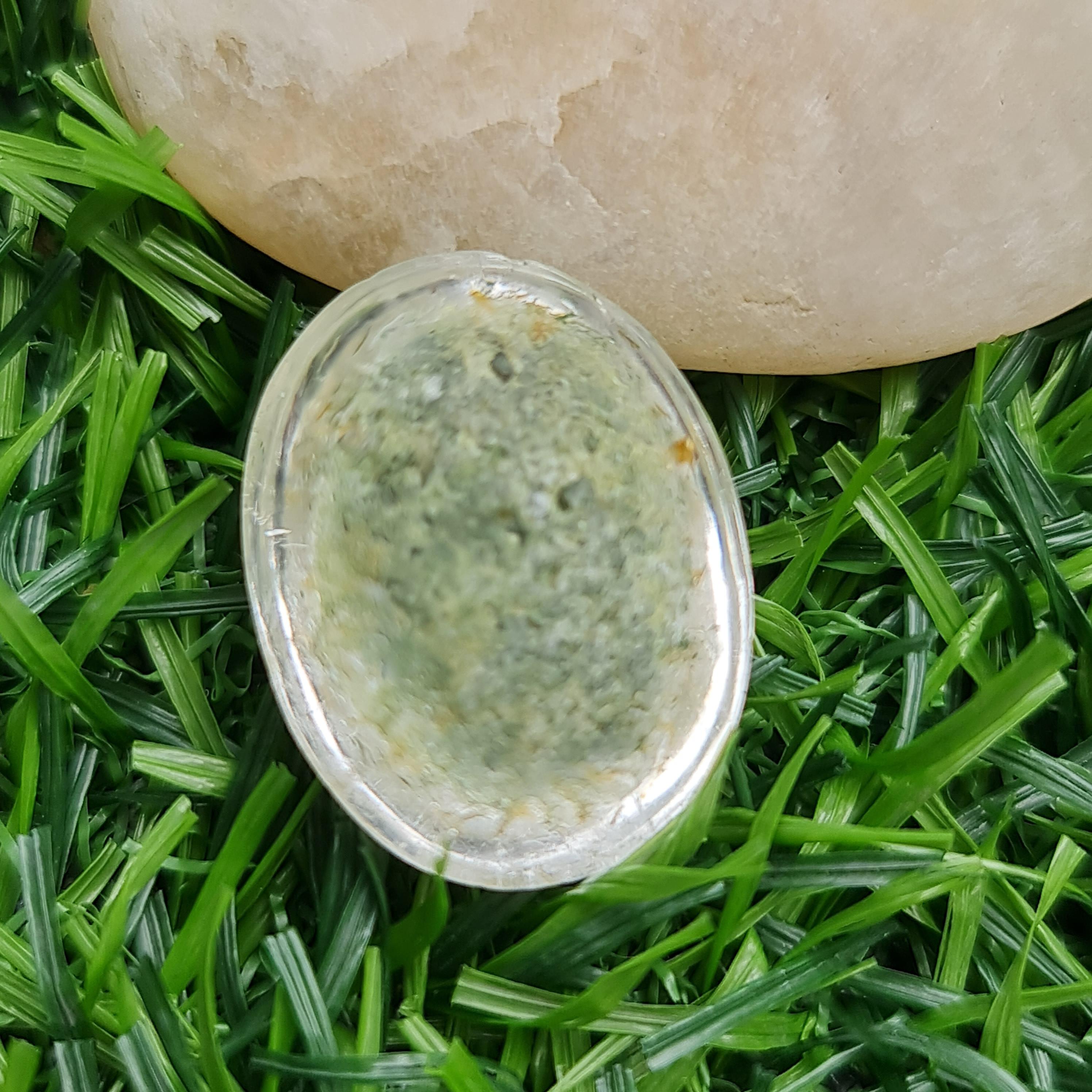โป่งข่าม ควอตซ์ Rutilated Quartz 29.68 กะรัต Cts. พลอยแท้ อัญมณีมงคลประจําวันเกิด เครื่องประดับพลอย