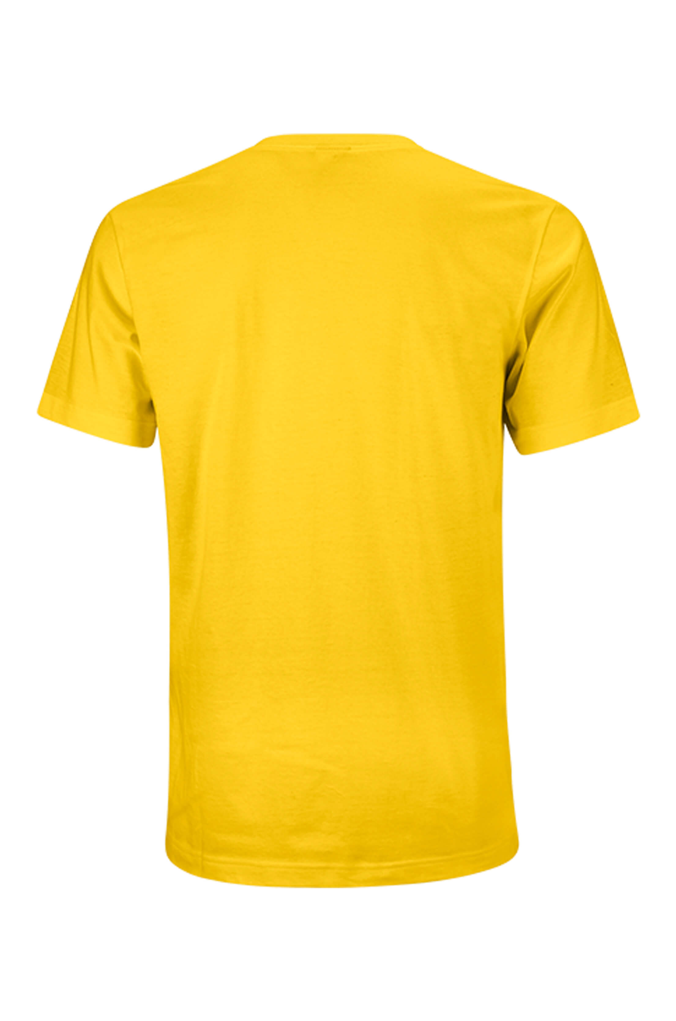 เสื้อยืด OV101 คอกลม ผ้าCotton100% 32 เนื้อนุ่ม ใส่สบาย สีเหลืองวันพ่อ