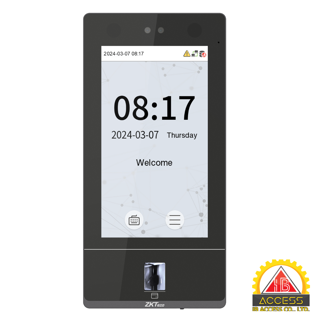 เครื่องสแกนใบหน้า ยี่ห้อ ZKTeco รุ่น SenseFace7A รองรับระบบ Access Control