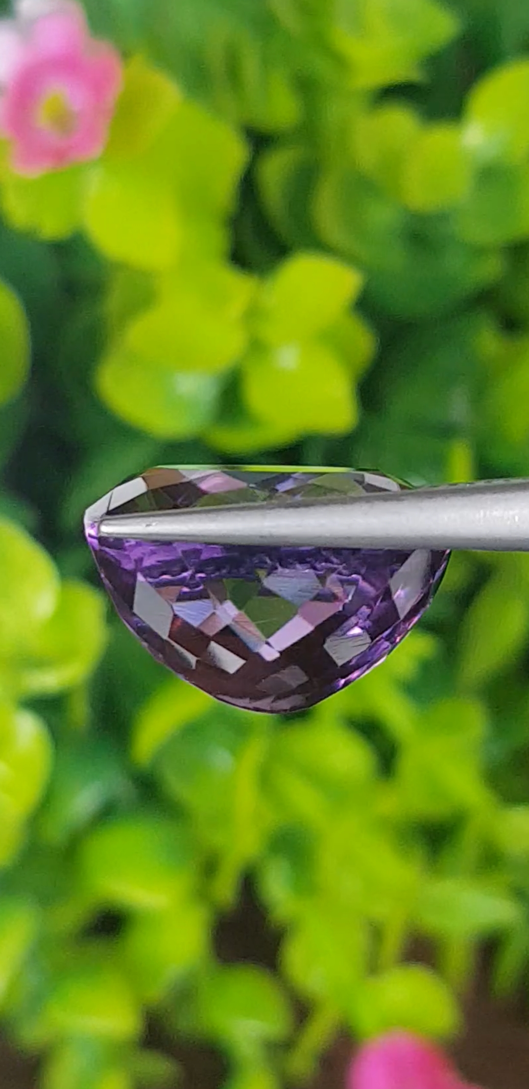 พลอย อเมทิส Amethyst 13.83 กะรัต (Cts.) พลอยแท้ อัญมณีมงคลประจําวันเกิด เครื่องประดับพลอย