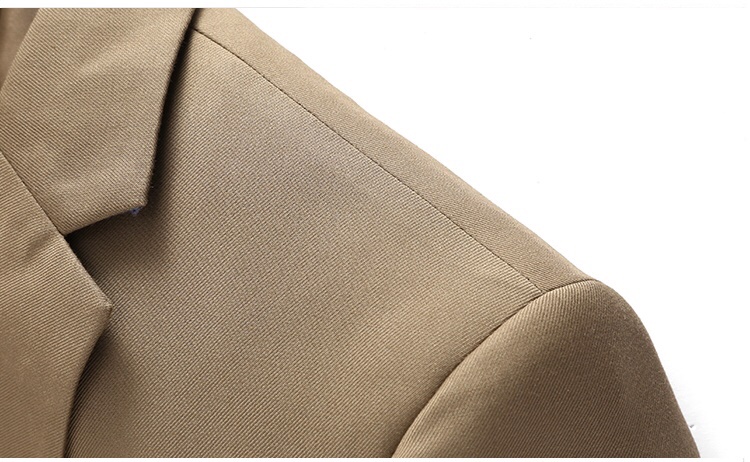 เช่า ชุดสูทชาย สูทสีน้ำตาล Coffee Brown กระดุม 2 แถว Double-breasted Suit