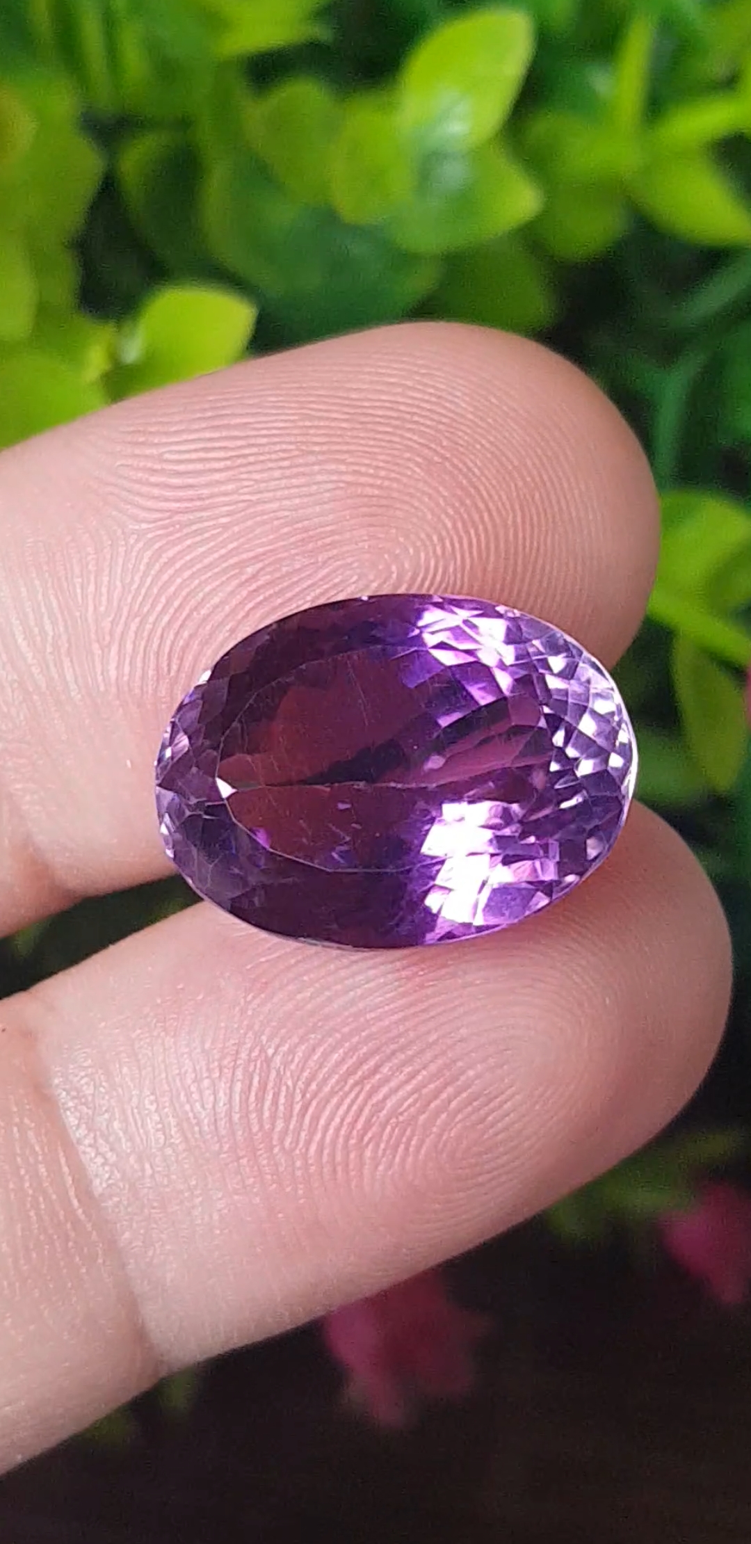 พลอย อเมทิส Amethyst 17.25 กะรัต (Cts.) พลอยแท้ อัญมณีมงคลประจําวันเกิด เครื่องประดับพลอย