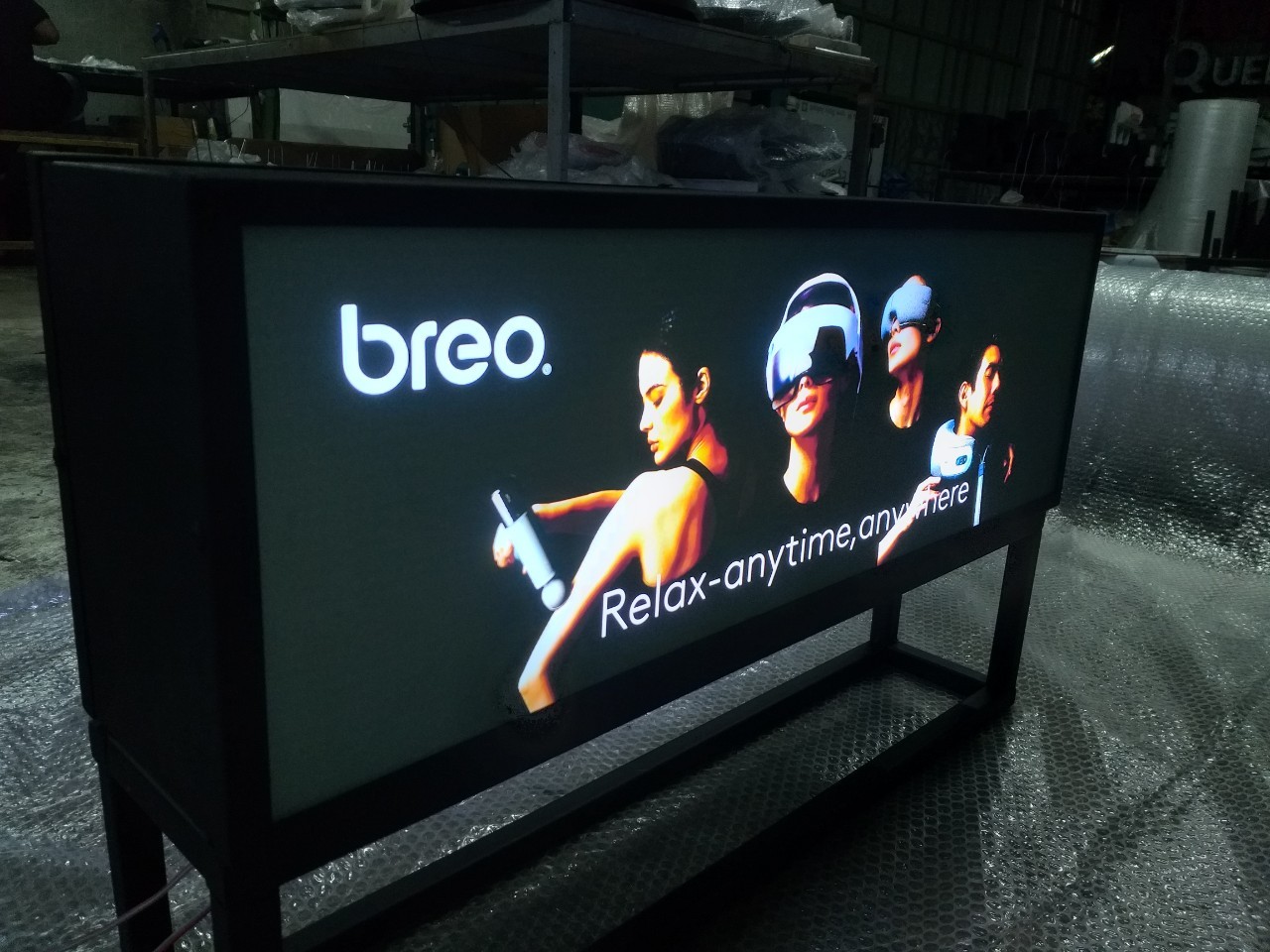 งานป้ายกล่องไฟ