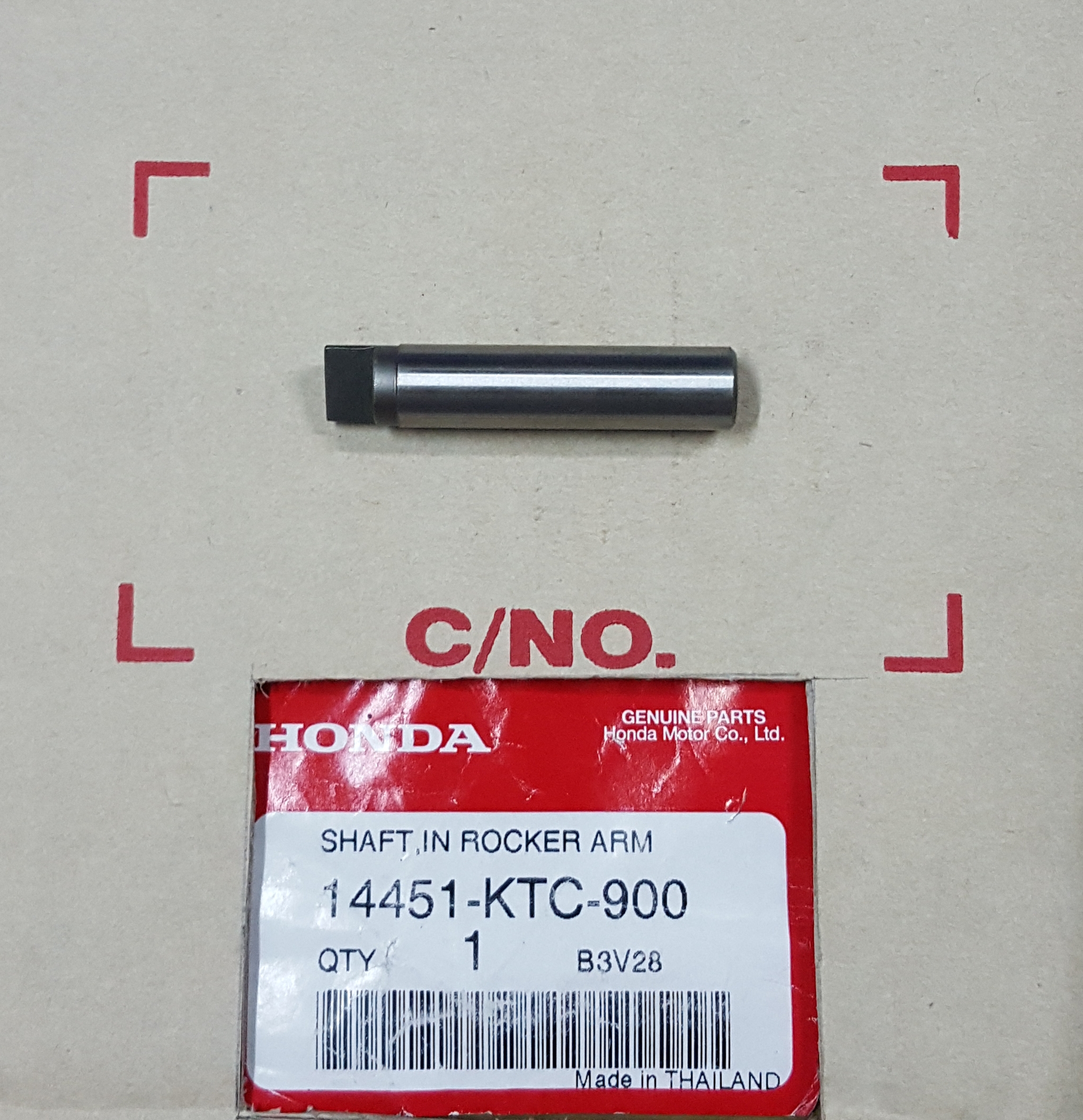 แกนกระเดื่องวาล์วไอดี เวฟ125ไอ(ปี2012-22)ปลาวาฬ-LED