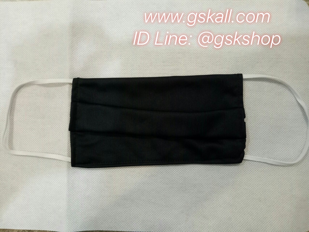 แมสผ้าขาว+ดำ กันฝุ่น กันแมส พร้อมภัยไว้ก่อนดีกว่าแก้