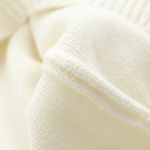 เสื้อสเวตเตอร์กันหนาว ไหมพรมนิ่มปักลายผึ้งน้อย (12001LM)