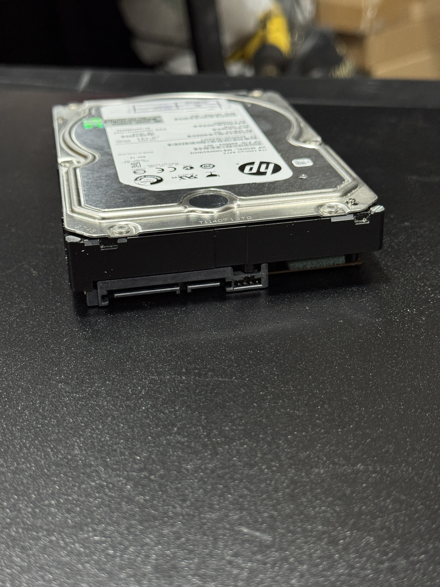 HDD HP 1TB SATA 3.5 6Gbps 7200RPM" มือสองพร้อมใช้งาน มี 5 ลูก