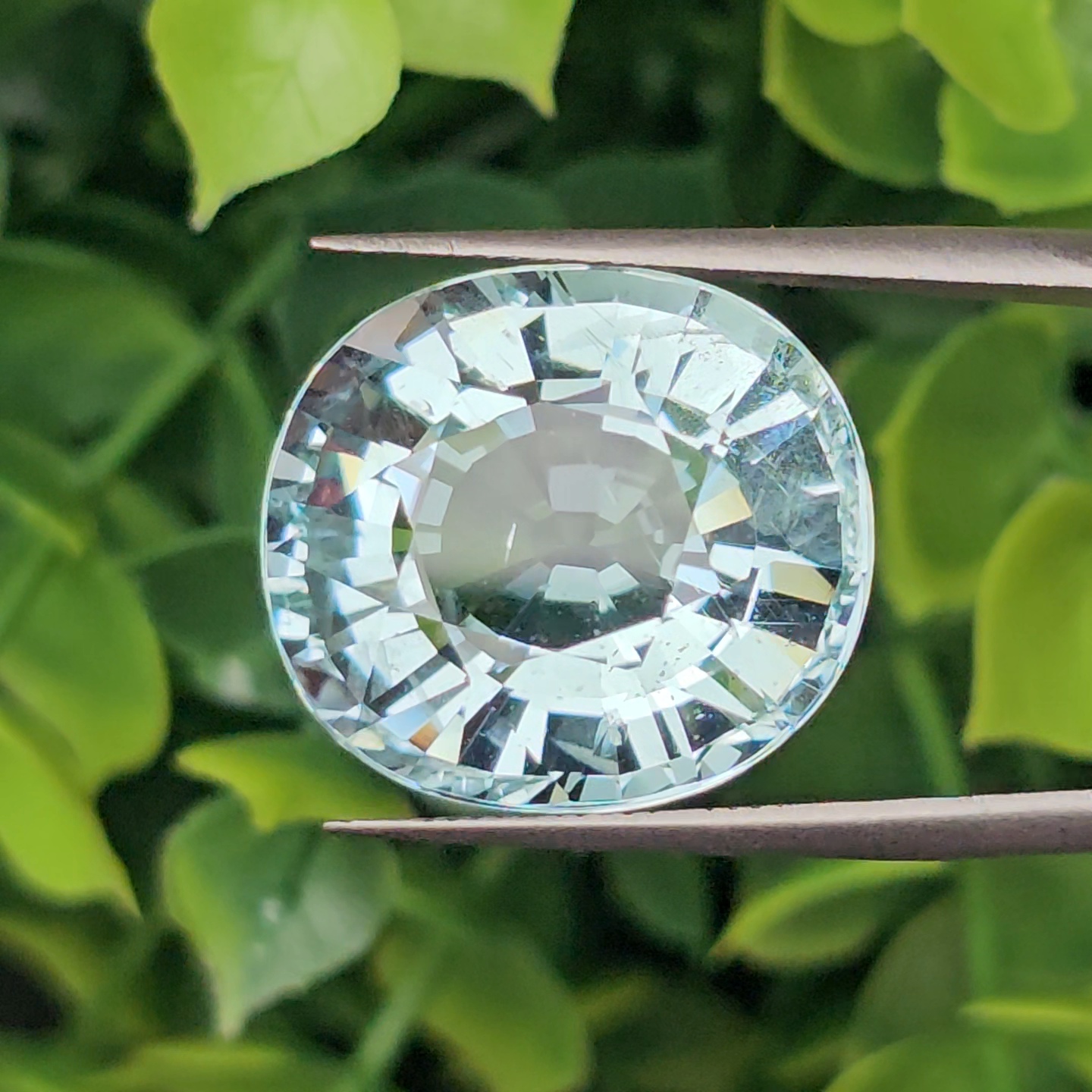 พลอย อความารีน Aquamarine 18.39 กะรัต (Cts.) พลอยแท้ อัญมณีมงคลประจําวันเกิด เครื่องประดับพลอย