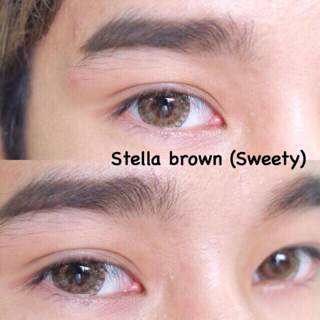 Sweety plus สีน้ำตาล