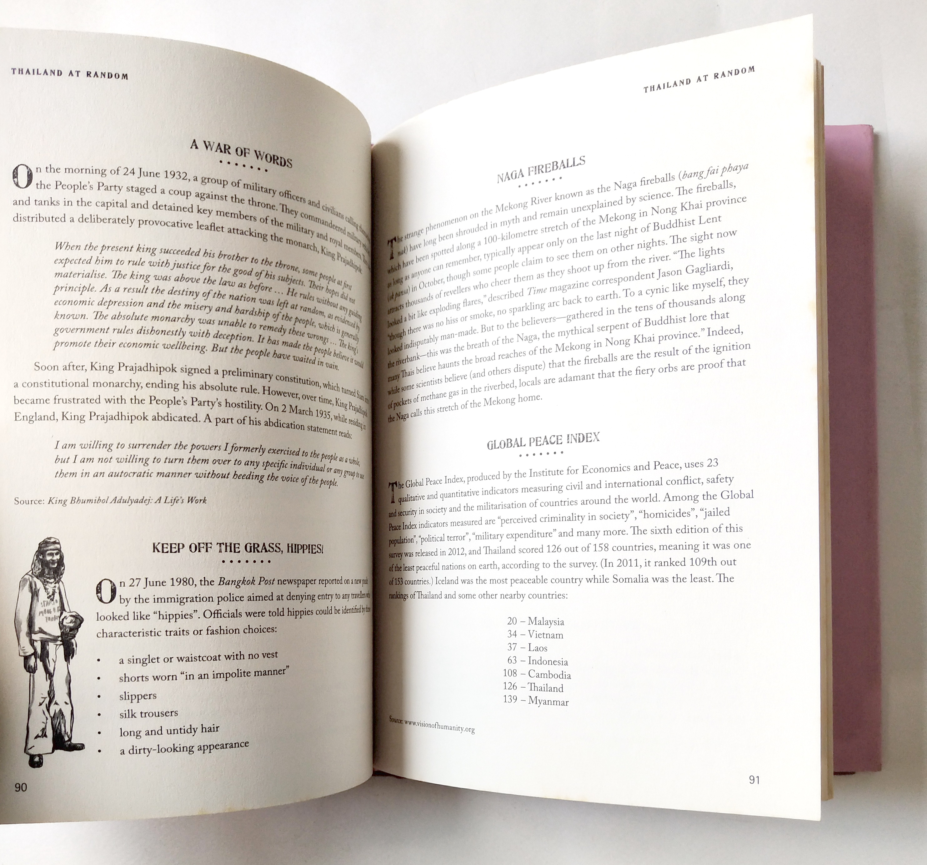 หนังสือภาษาอังกฤษ บันทึกเกี่ยวกับสิ่งต่างๆในประเทศไทย **ปกนอกมีรอยขาดเล็กน้อยตามภาพ,Thailand Random ,Editions Didier Millet, 2012 Printed by Tien Hab Pren, Singapore