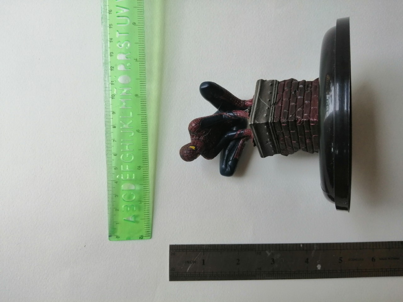 ของสะสมสไปเดอร์แมน Spiderman ท็อปเปอร์แก้วน้ำโรงหนัง สไปเดอร์แมน Spider Man นั่งหลังคาตึก