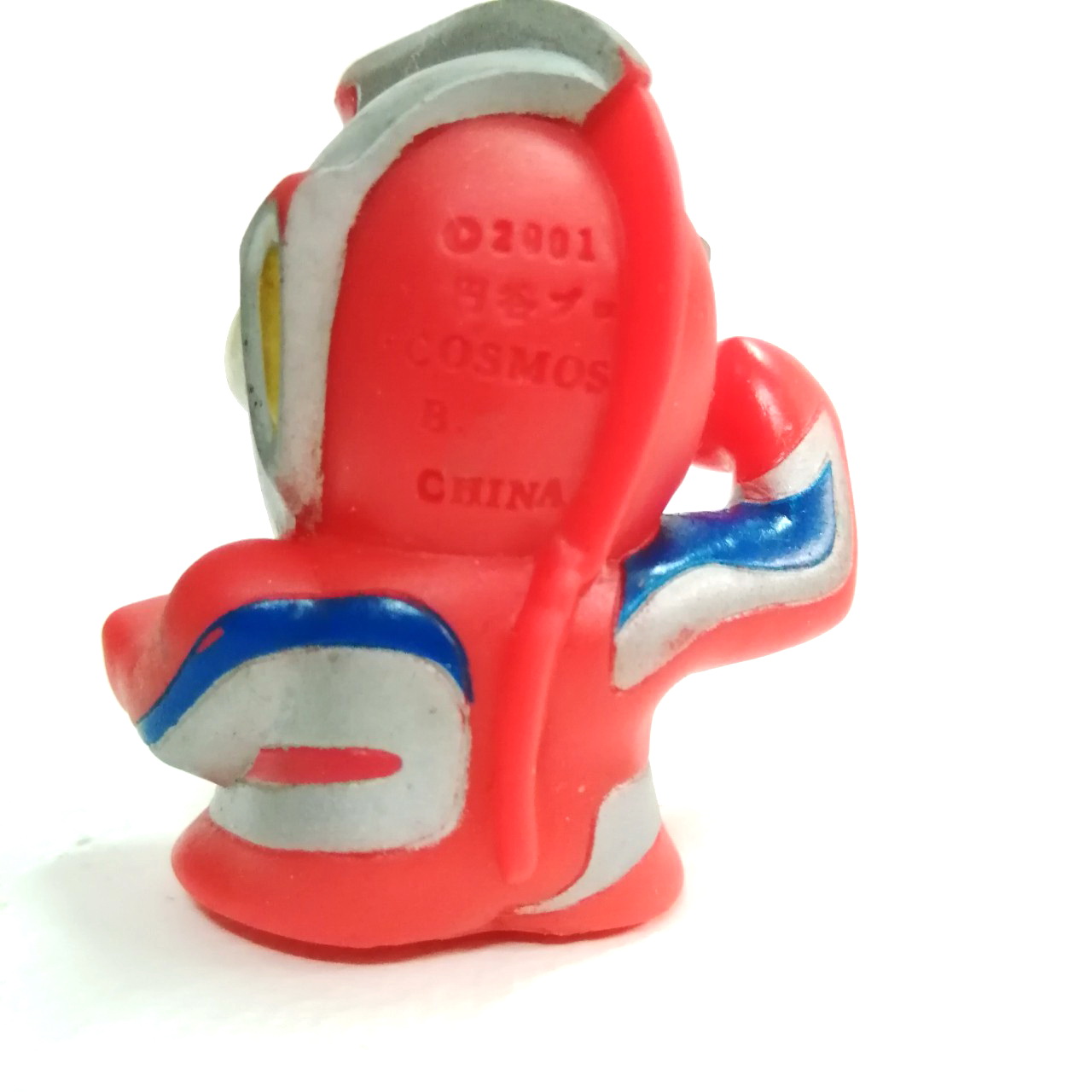 ตุ๊กตายาง ขนาด2นิ้ว อุลตร้าแมนคอสมอส โคโรน่าโหมด SD ขนาดตามรูป สภาพดีมีรอยบ้าง