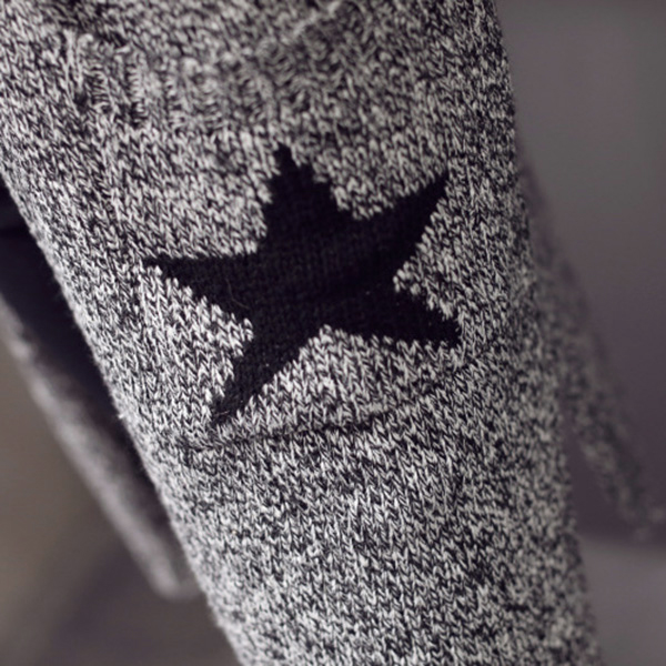 คาร์ดิแกนไหมพรมตัวยาว มีฮู้ด แต่งกระเป๋าคู่ (11778B)