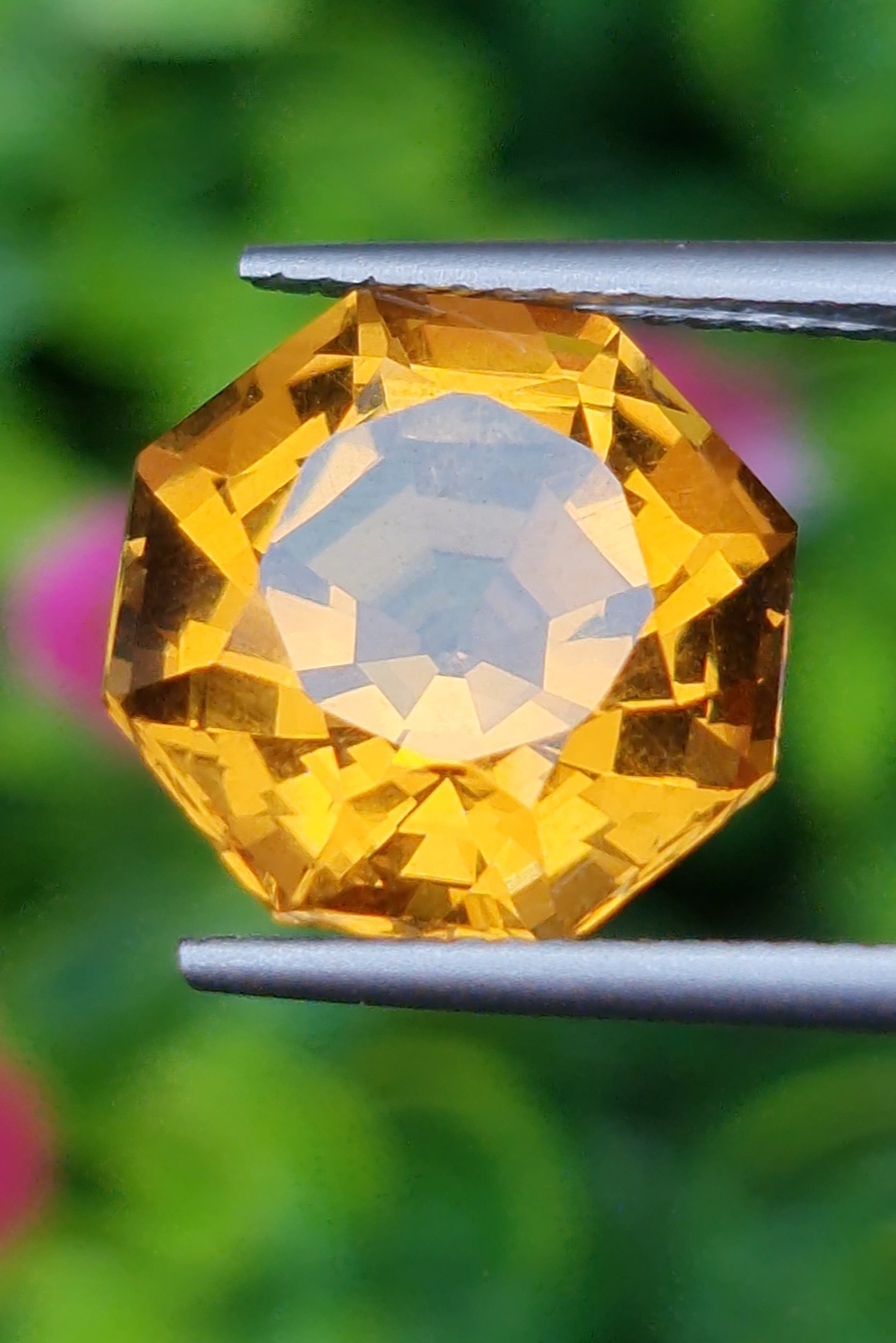 พลอย ซิทริน Citrine 7.82 กะรัต (Cts.) พลอยแท้ อัญมณีมงคลประจําวันเกิด เครื่องประดับพลอย