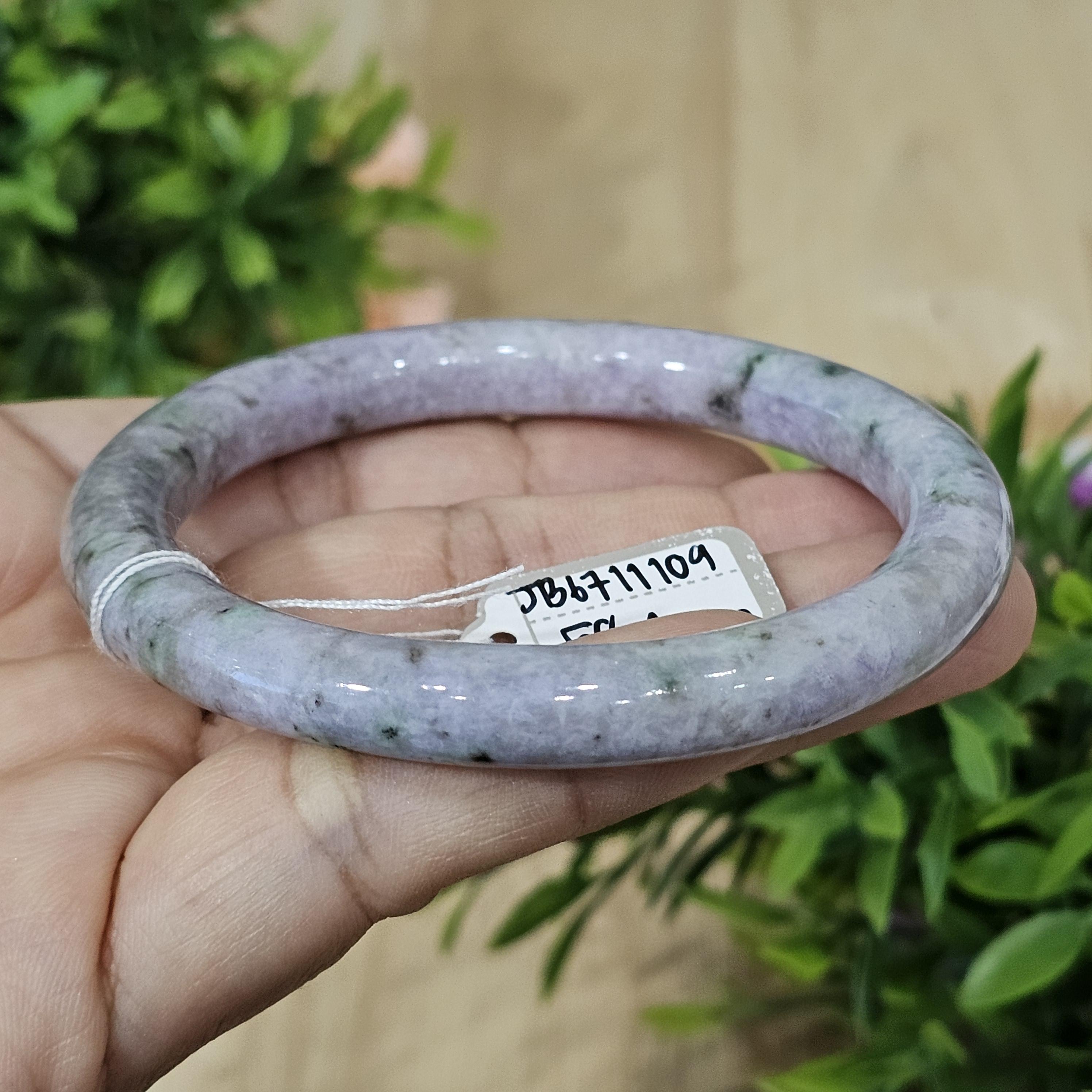 JB6711109 หยก พม่า แท้ Jade กำไลหยก 58.1 มม. (Jadeite bracelet) พม่า (Myanmar)
