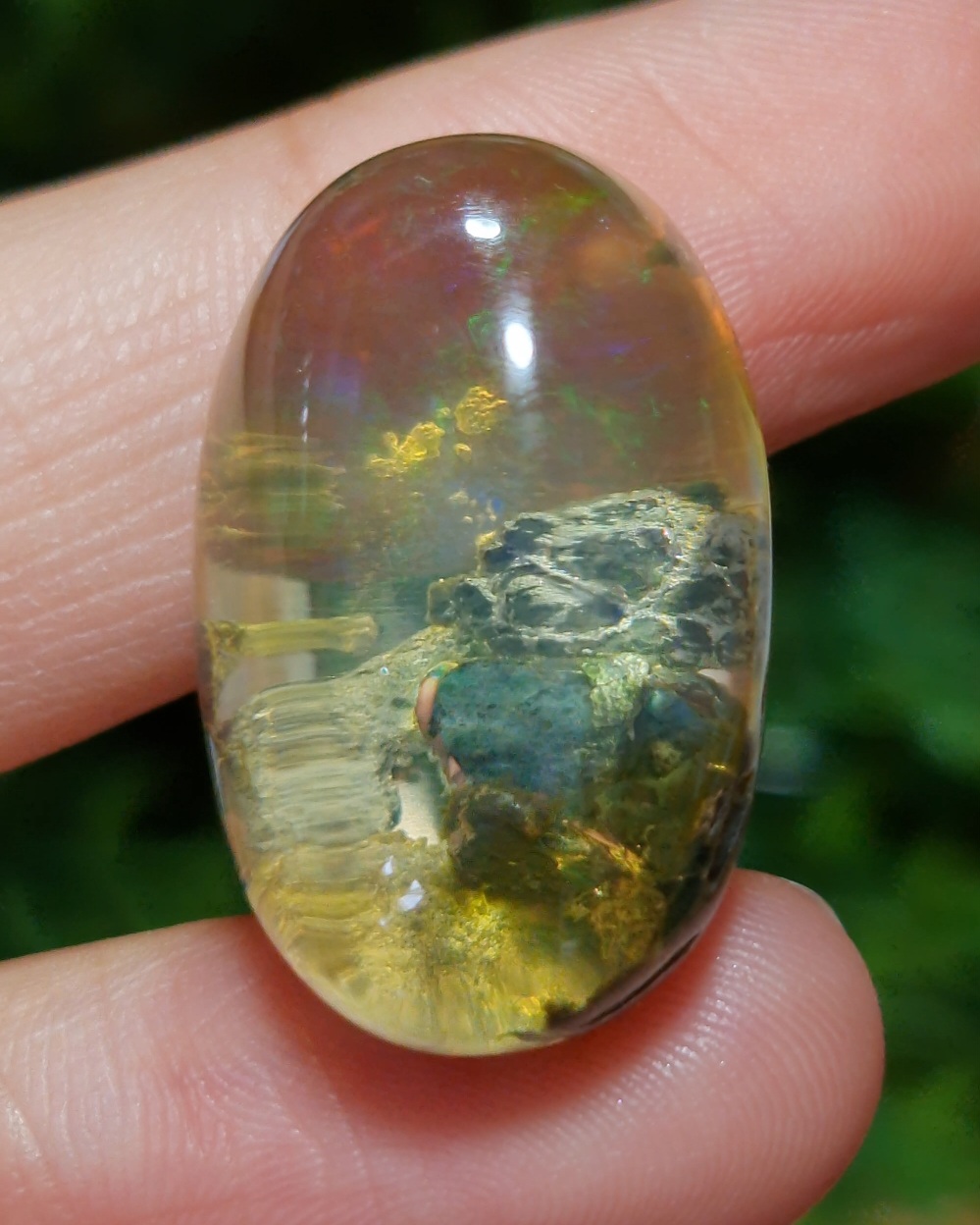 พลอย ไวท์ โอปอล White Opal 42.71 กะรัต (Cts.) พลอยแท้ อัญมณีมงคลประจําวันเกิด เครื่องประดับพลอย