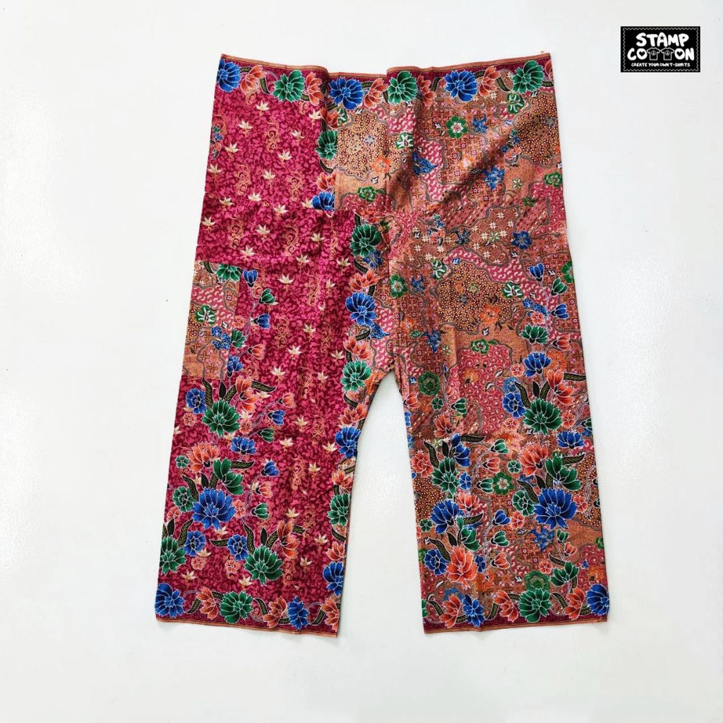 STAMPCOTTON กางเกงขายาว ผ้าปาเต๊ะ กางเกงเล กางเกงใส่สบาย
