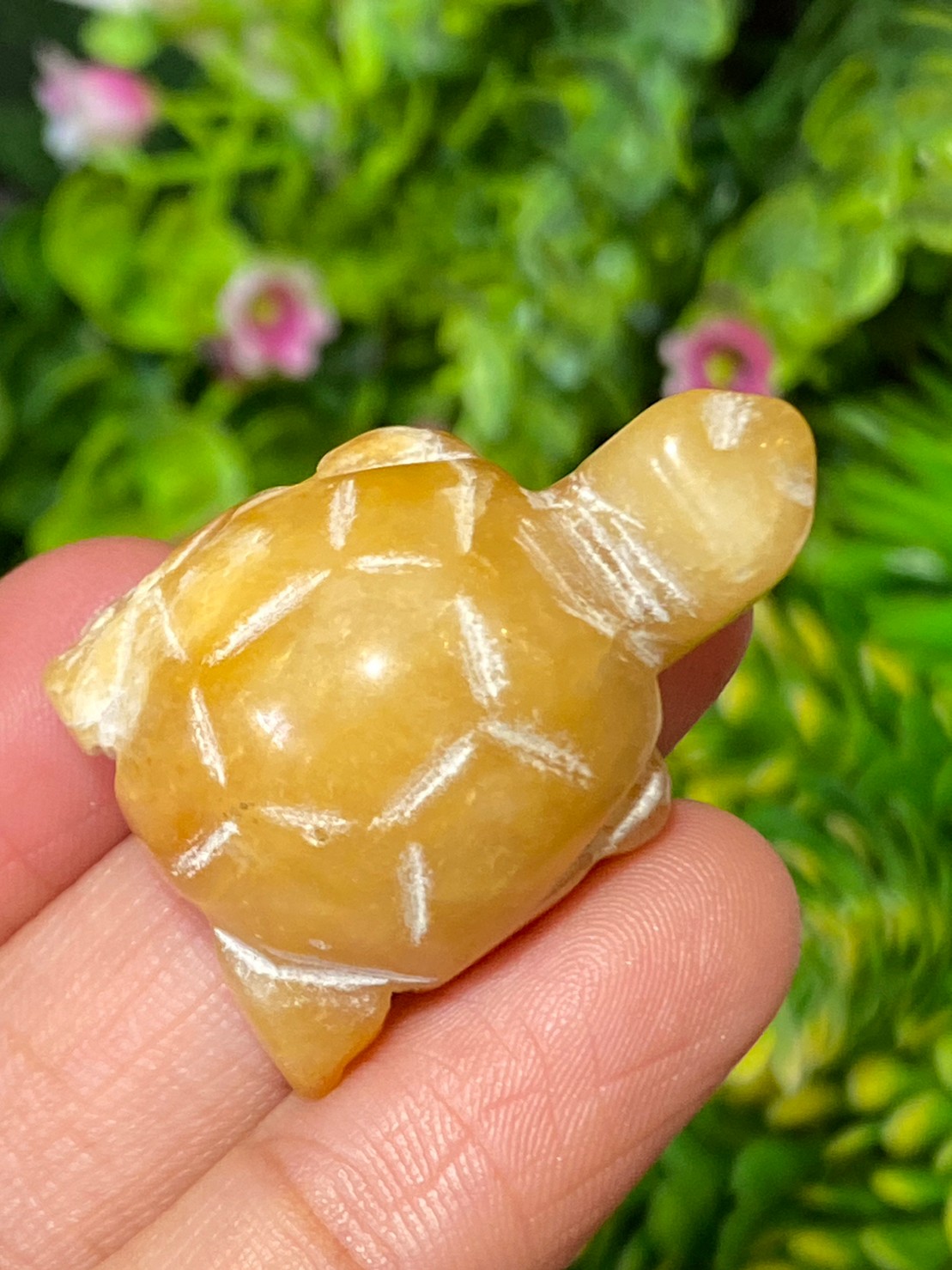 หยกแกะสลัก เต่า หยก พม่า แท้ (Burmese jadeite)