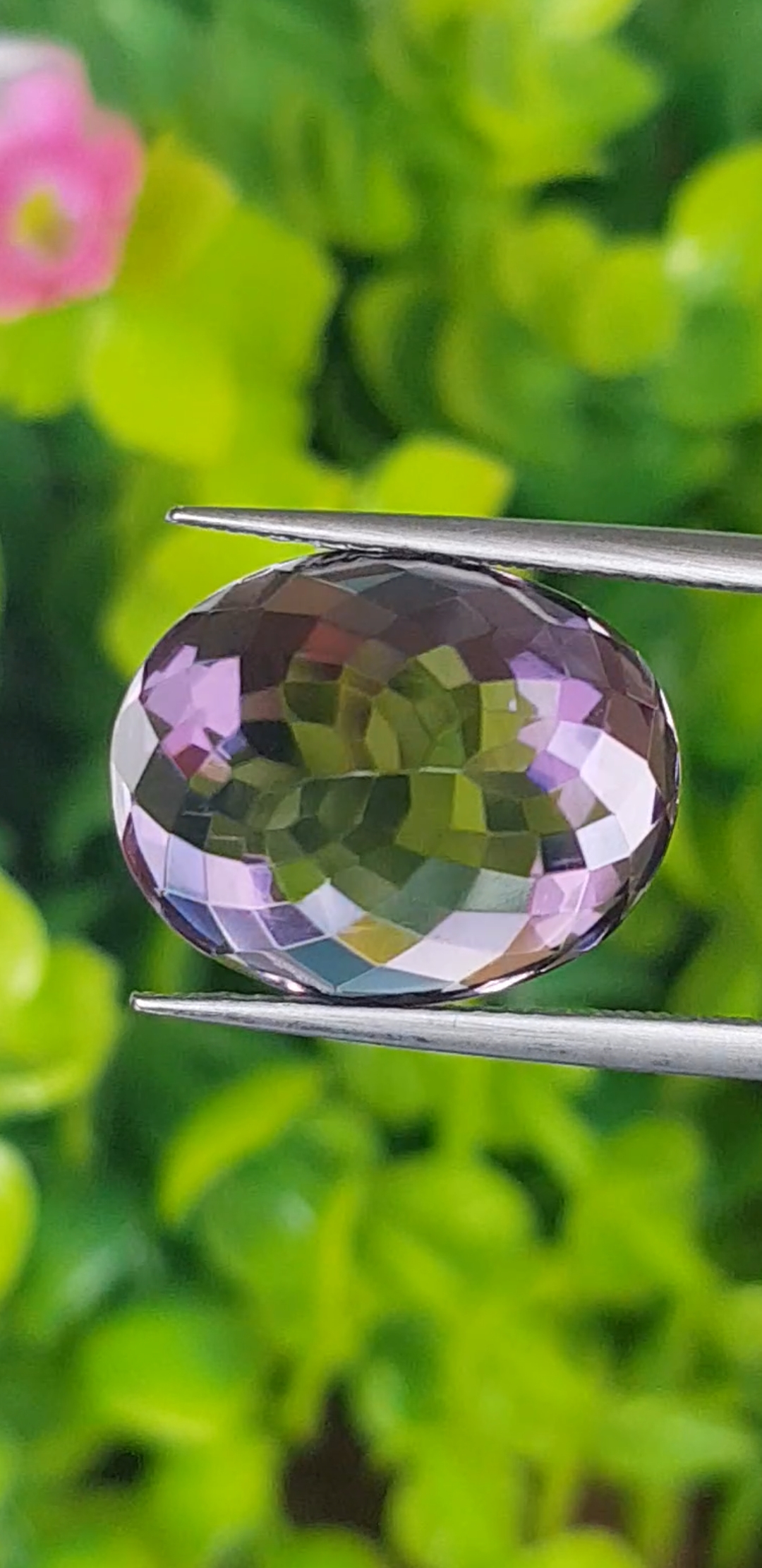 พลอย อเมทิส Amethyst 13.83 กะรัต (Cts.) พลอยแท้ อัญมณีมงคลประจําวันเกิด เครื่องประดับพลอย