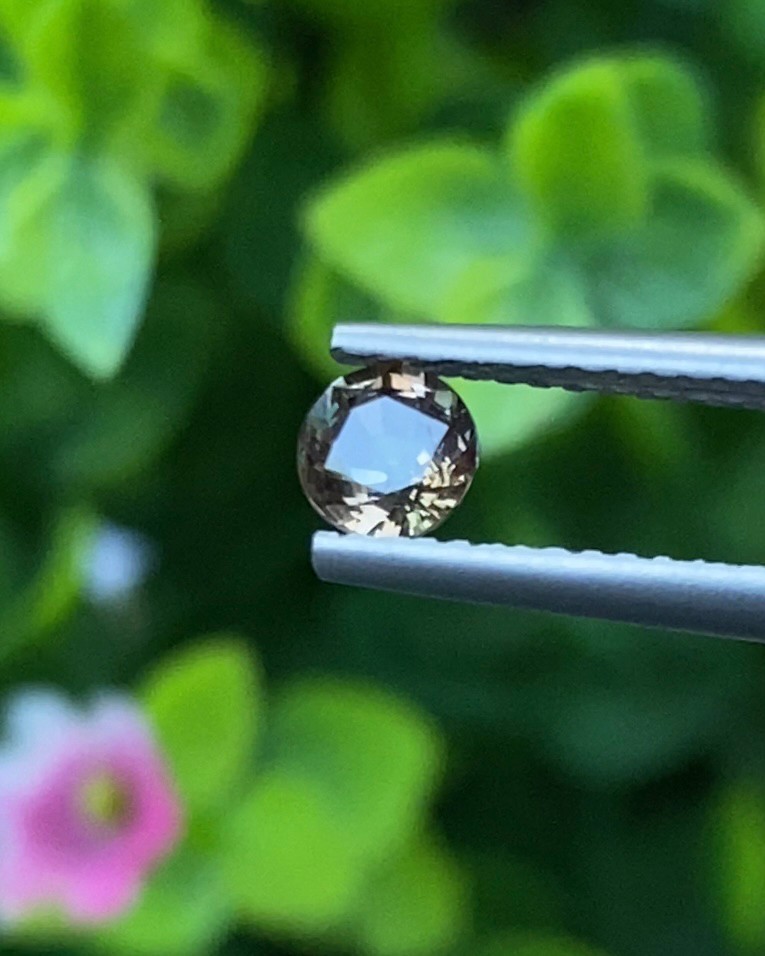 พลอย อเล็กซานไดร์ (Natural Alexandrite Chrysoberyl) เจ้าสามสี 0.44 กะรัต (Cts.) พร้อมใบเซอร์ พลอยแท้ อัญมณีมงคลประจําวันเกิด เครื่องประดับพลอย