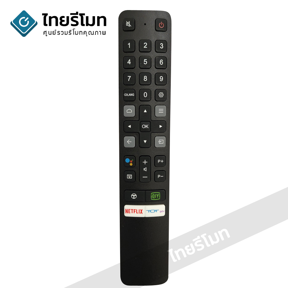 รีโมททีวี TCL Smart TV รุ่น50C725 *ไม่มีคำสั่งเสียง* (Smart Remote TCL)*กดอ่านรายละเอียดสินค้าก่อนสั่งซื้อ*