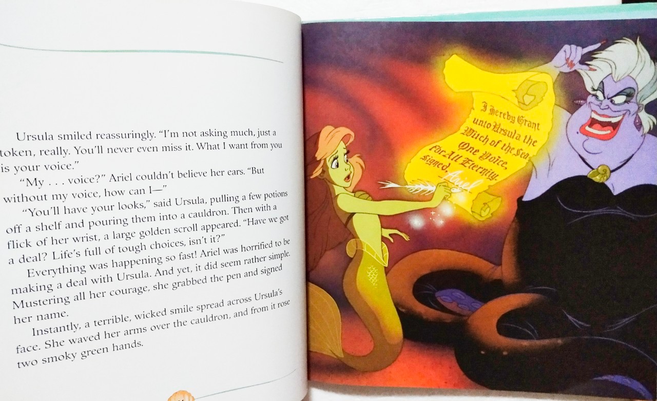 หนังสือนิทานภาพสวย**ปกหลังมีตำหนิตรงสันบนและมีรอยตามภาพ, เจ้าหญิงเงือกน้อย แอเรี่ยล The Little Mermaid