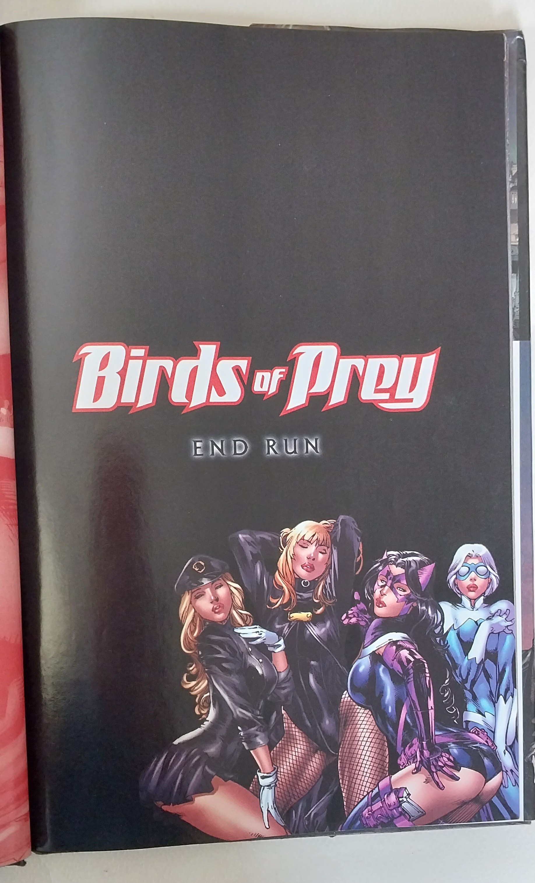หนังสือภาพการ์ตูน ปกแข็ง มีปกหุ้ม **มีตำหนิ โปรดดูทุกภาพ,DC comics ฉบับภาษาอังกฤษ brightest Day Birds of prey End Run, โดย Gail Simons ed Benes, Adriana Melo Alvin lee หนังสือปกแข็งมีปกหุ้ม กระดาษมัน ภาพสีทั้งเล่ม