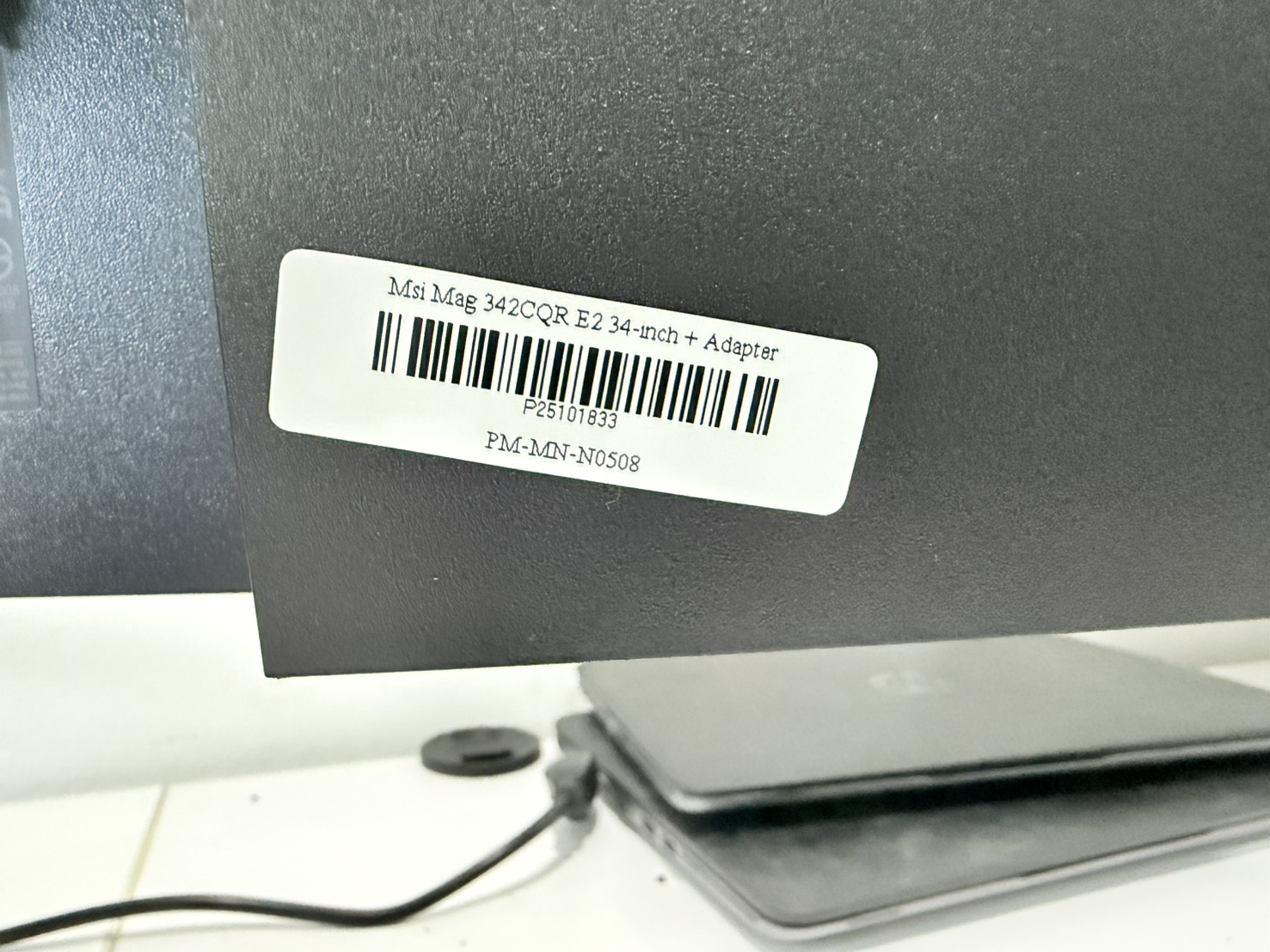 MONITOR (จอมอนิเตอร์) Msi Mag 342CQR E2 34-inch + Adapter