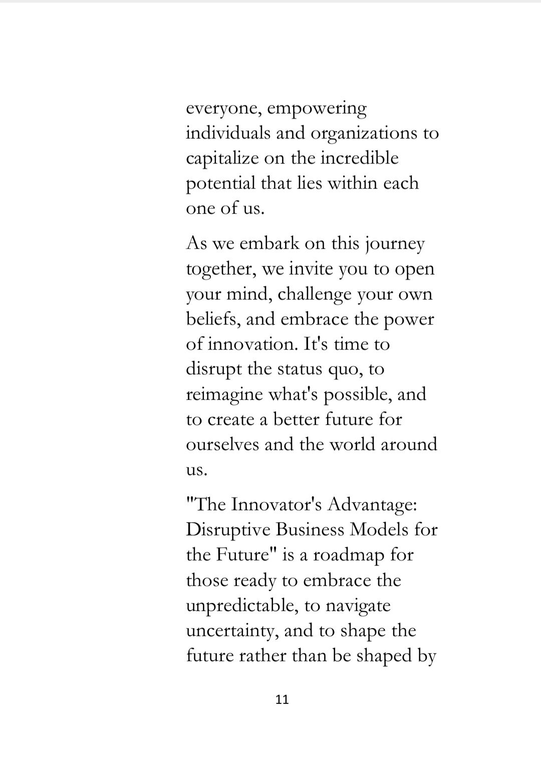 E-Book only (QR for purchasing is available in the picture next to its' cover, Business Book,English Version, INNOVATOR'S ADVANTAGE Disruptive Business Model for the Future by Hannarong Shamsub, Ph.D.,First Edition 2023