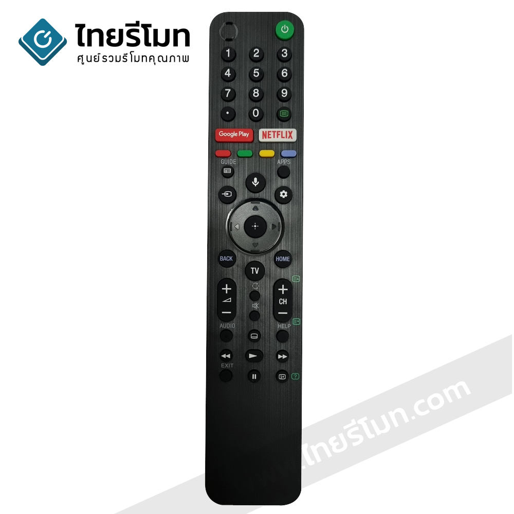รีโมททีวีSony รุ่นRMT-TX500P (มีปุ่มGooglePlay/ปุ่มNetflix) SMART TV *กดดูรายละเอียดก่อนสั่งซื้อ*