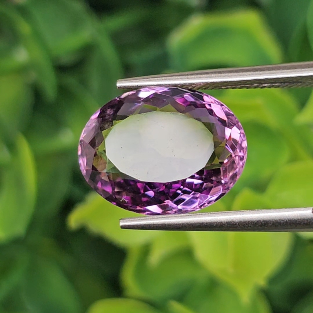 พลอย อเมทิส Amethyst 5.29 กะรัต (Cts.) พลอยแท้ อัญมณีมงคลประจําวันเกิด เครื่องประดับพลอย