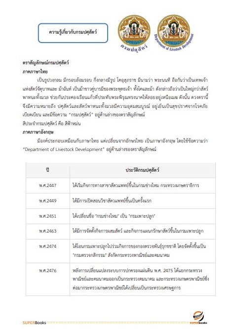 แนวข้อสอบ เจ้าพนักงานการเงินและบัญชี กรมปศุสัตว์