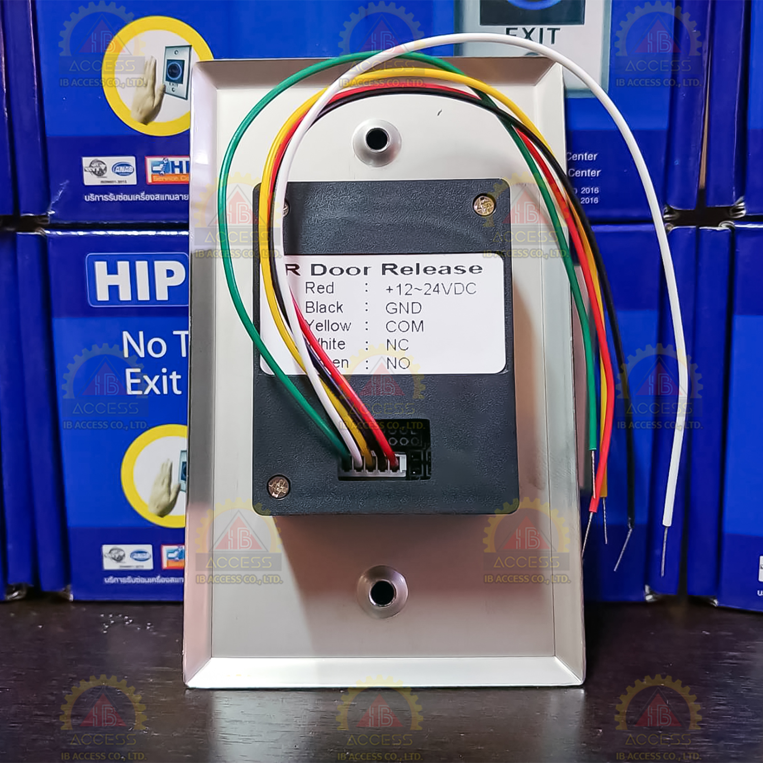 Exit Switch No Touch วัสดุอลูมิเนียม ยี่ห้อ HIP รุ่น K1