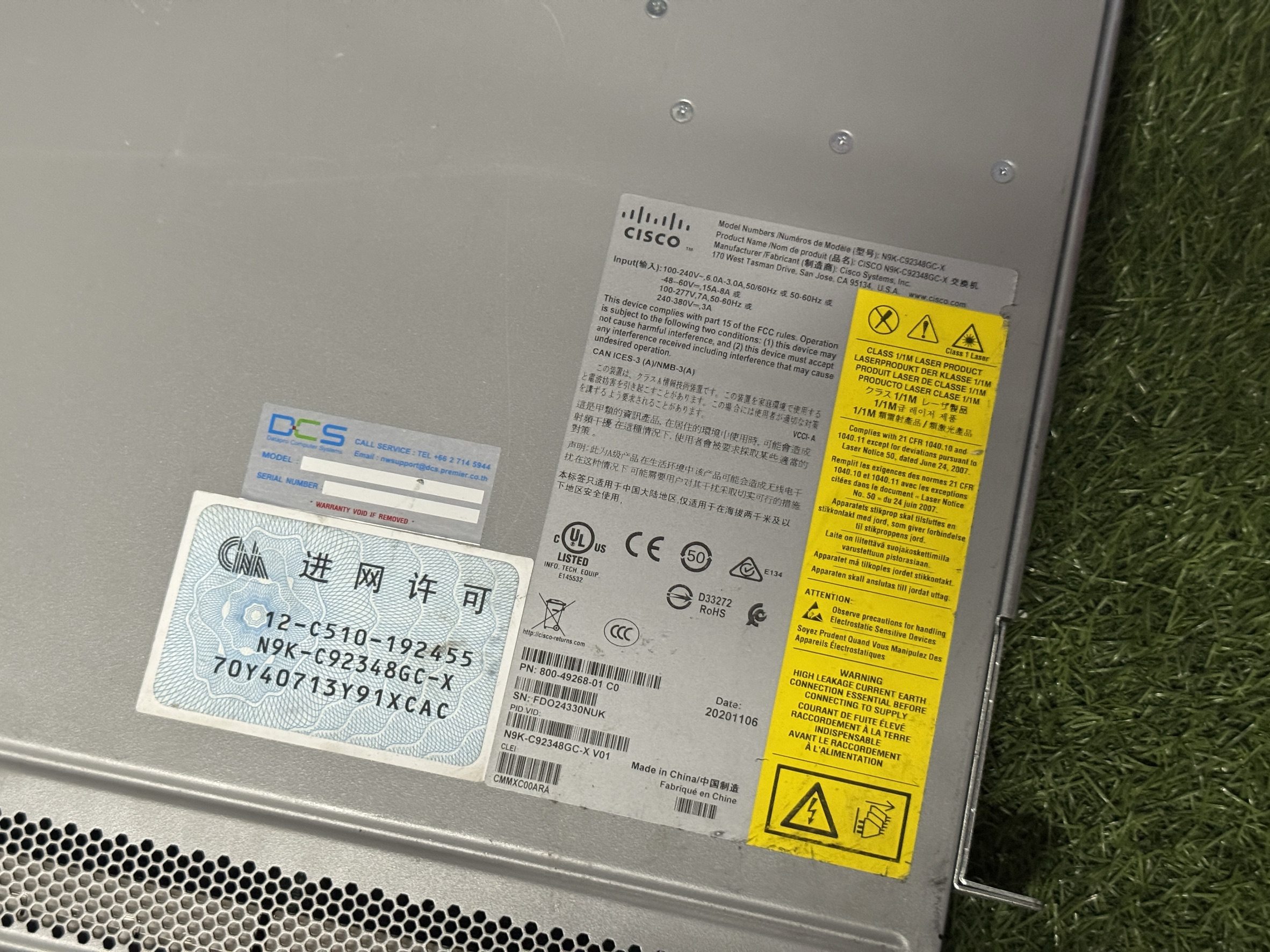 Switch Cisco Nexus 92348GC-X 48Port สวิตซ์มือสอง