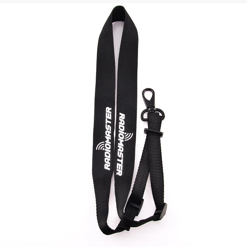 สายคล้องคอ NeckStrap Lanyard ยี่ห้อ RadioMaster แท้ สายหนา ตะขอแข็งแรง ตัวหนังสือเป็นยางนูนอน่างดี ไม่ใช่งานพิมพ์สกรีน ใช้ได้กับรีโมททุกรุ่น ทุกยี่ห้อ