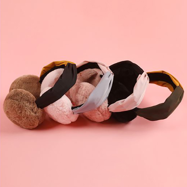 EarMuffs ที่ปิดหูกันหนาวขนนุ่ม แบบคาดผม พับเก็บได้ (12319L)