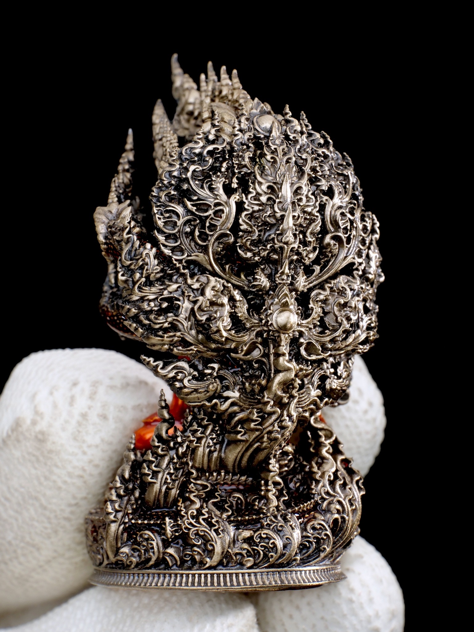 พระอุปคุตธาตุพนมอุดมทรัพย์ รายการพิเศษศูนย์จอง เนื้อบรอนซ์รมซาติน องค์ชุบทองลงยา