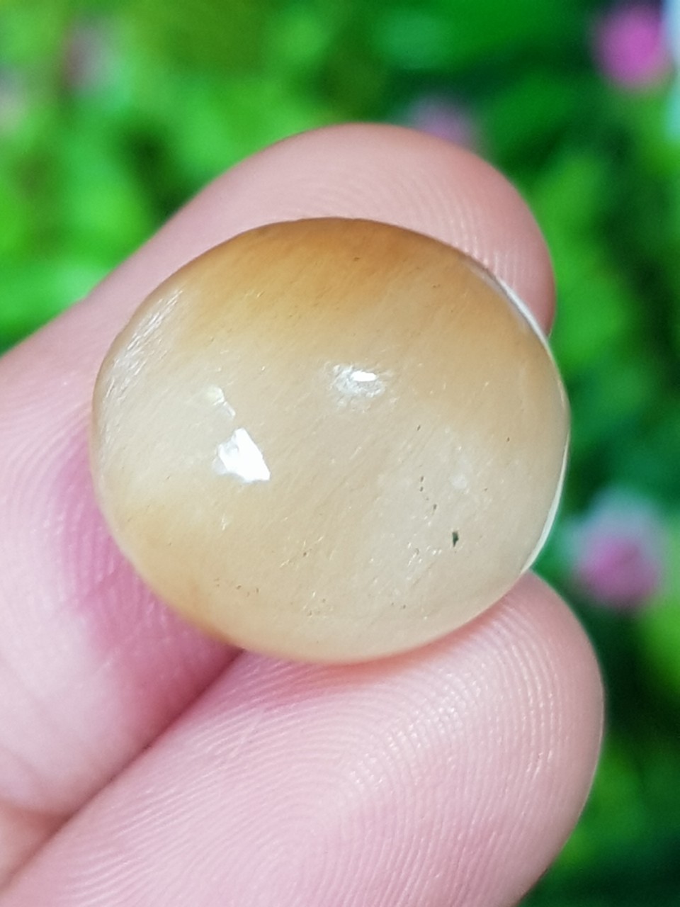 ไหม ควอตซ์ Rutilated Quartz 16.28 กะรัต Cts.พลอยแท้ อัญมณีมงคลประจําวันเกิด เครื่องประดับพลอย