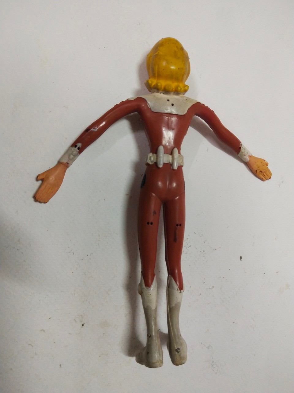 ตุ๊กตายางดัด กัปตัน Flam johann landor จากเรื่อง กัปตันฟิวเจอร์ ของ POPY 1979 งานเก่าสะสม เก่าเก็บตามสภาพ