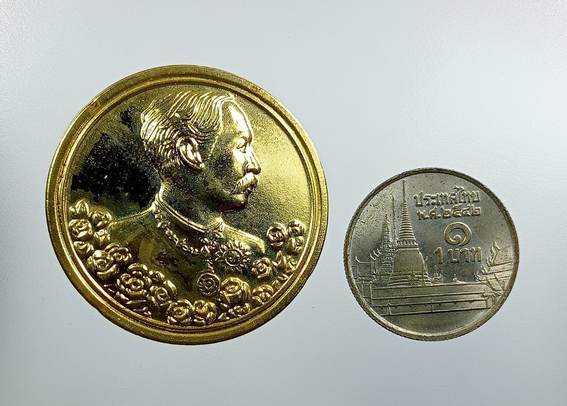 ก883 เหรียญพระพุทธชินราช หลัง รัชกาลที่ 5