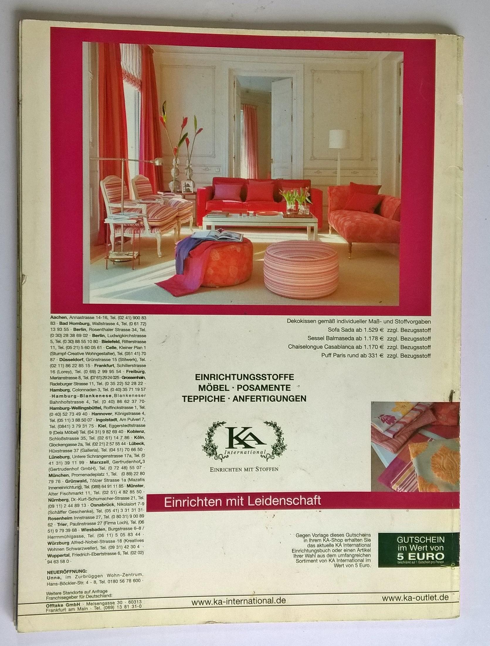 ขายนิตยสารเก่า บ้านและสวน HOMES&GARDEN SPECIAL, COUNTRY HOMES 3/2005 SEPTEMBER/OCTOBER/NOVEMBER,Inspiration,decoratin,interior,LAND,WOHNEN,GARTEN,CORNWALL,VERY BRITISH COTTAGE, LANDHAUSER