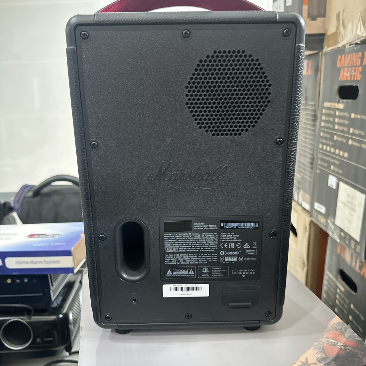 Marshall Bluetooth Speaker Tufton Black and Brass