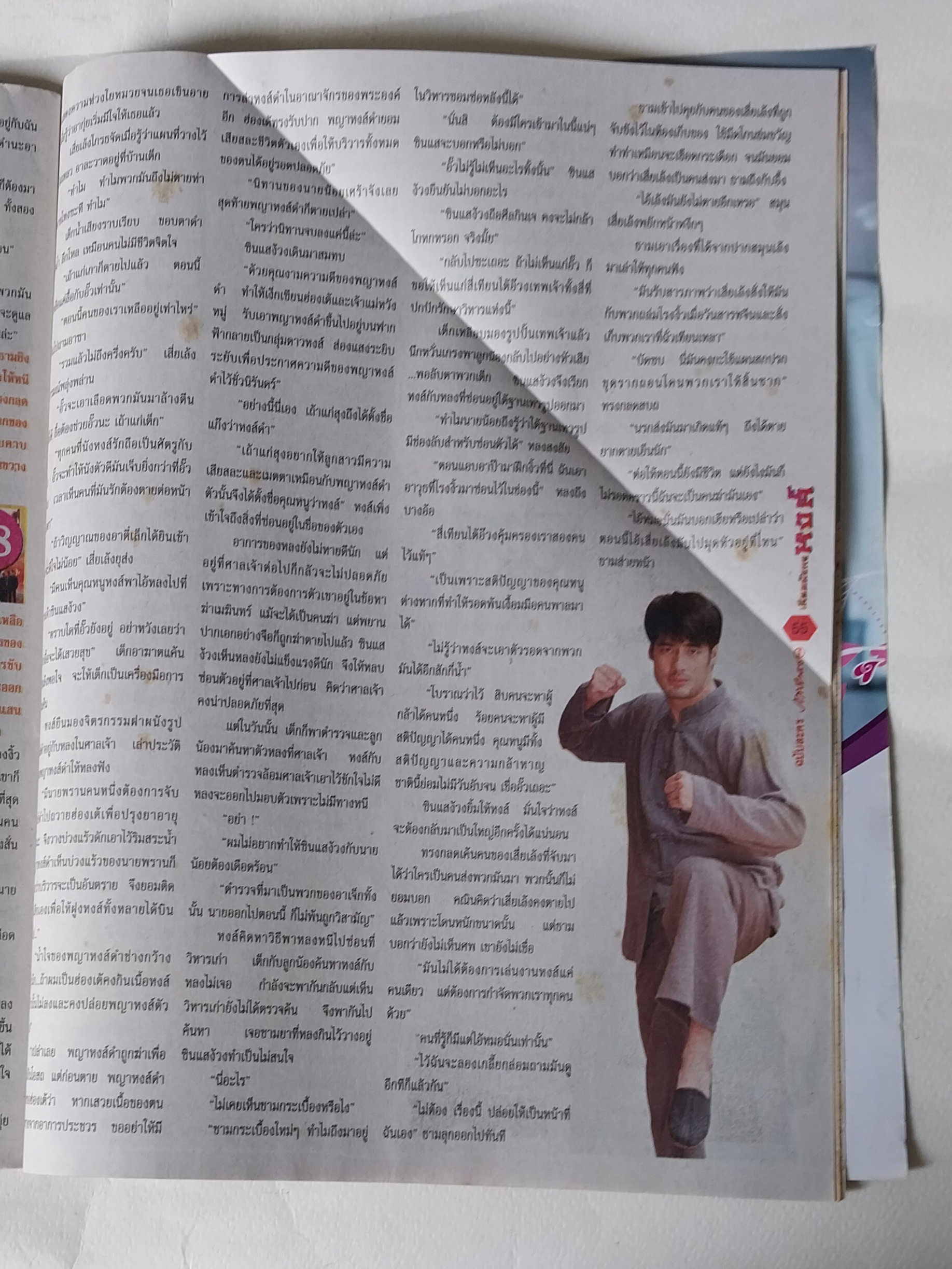 หนังสือภาพดารา ฉบับพิเศษ ละครดังช่อง3 เลือดมังกร หงส์ **1 หน้ามีรอยพับ