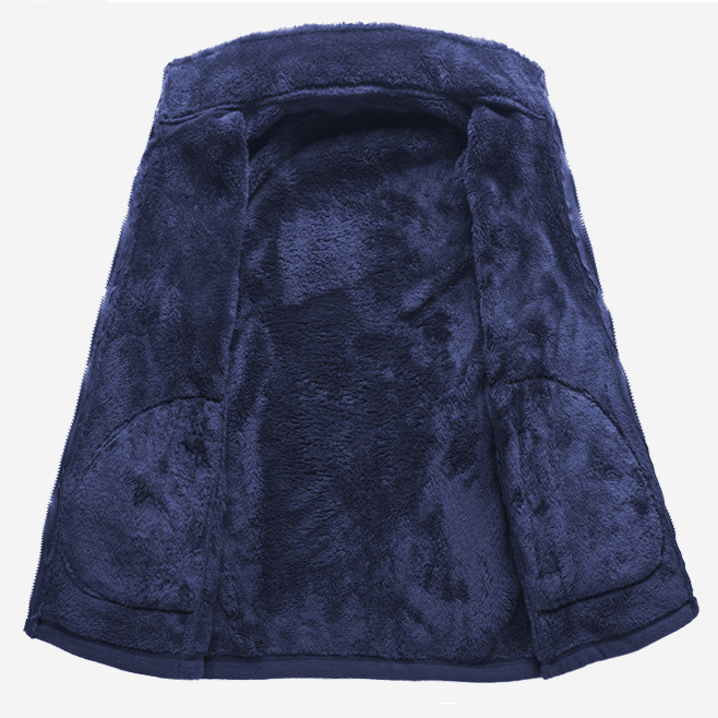 แจ็คเก็ตกันหนาวคอปิด ผ้าฟลีซซับขนนุ่มเต็มตัว (10231MM)