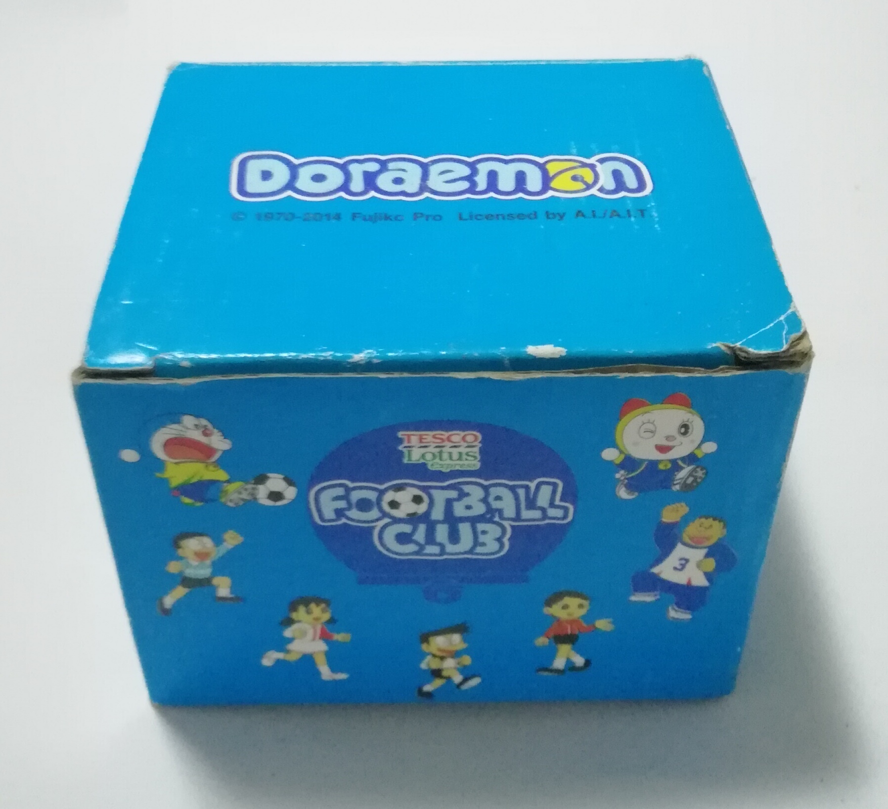 แก้วเซรามิก ลายโดเรมี่ Dorami ของสะสมแลกซื้อจากเทสโก้โลตัส กล่องมีตำหนิ โปรดตรวจสอบทุกภาพ