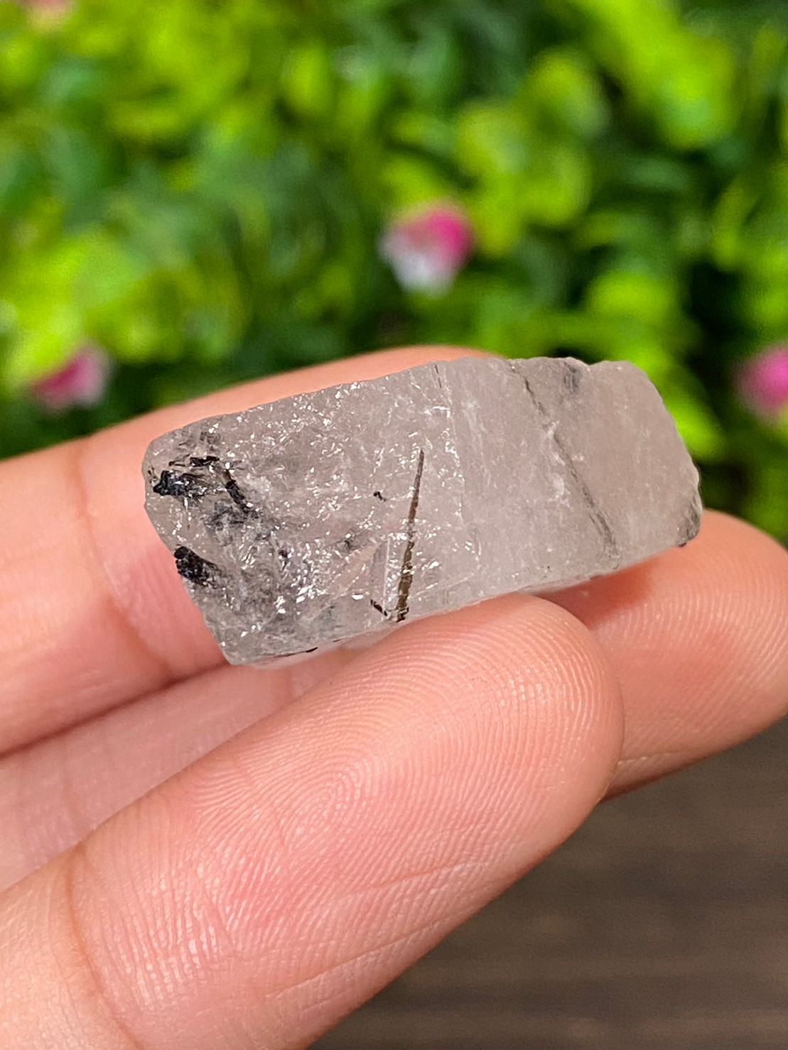 ก้อน ไหมดำ ควอตซ์ แก้วขนเหล็ก Black Rutilated Quartz Rough 57.22 กะรัต Cts. พลอยแท้ อัญมณีมงคลประจําวันเกิด เครื่องประดับพลอย